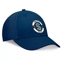 NHL Fanatics Deep Sea Seattle Kraken Authentic Pro Training Camp Flex Hat