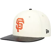 MLB San Francisco Giants Game Night Leather Visor 59FIFTY Fitted Hat