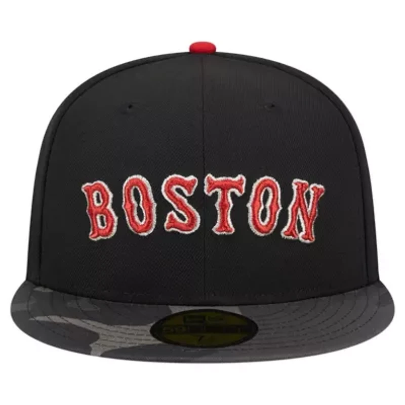 Boston Red Sox MLB Metallic 59FIFTY Fitted Hat