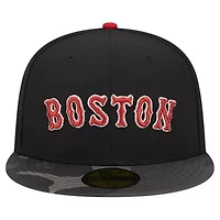 Boston Red Sox MLB Metallic 59FIFTY Fitted Hat