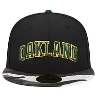 Cooperstown Teams Oakland Athletics Metallic 59FIFTY Fitted Hat