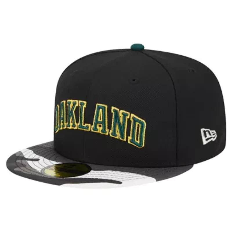 Cooperstown Teams Oakland Athletics Metallic 59FIFTY Fitted Hat