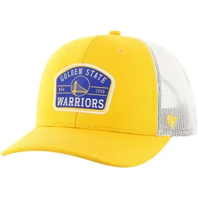 NBA Golden State Warriors Semi Patch Trucker Adjustable Hat