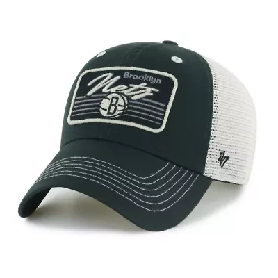 NBA Brooklyn Nets Five Point Patch Clean Up Adjustable Hat