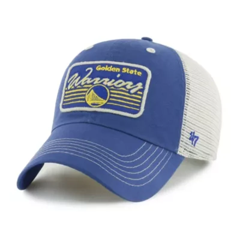 NBA Golden State Warriors Five Point Patch Clean Up Adjustable Hat