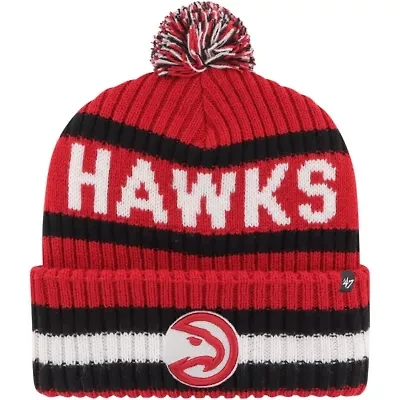 NBA Atlanta Hawks Bering Cuffed Knit Hat with Pom