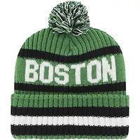 NBA Kelly Boston Celtics Bering Cuffed Knit Hat with Pom