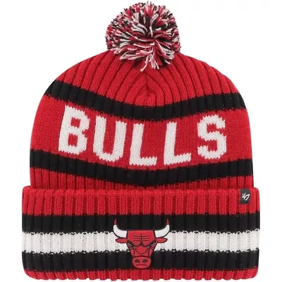 NBA Chicago Bulls Bering Cuffed Knit Hat with Pom