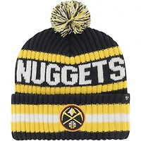 NBA Denver Nuggets Bering Cuffed Knit Hat with Pom