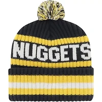 NBA Denver Nuggets Bering Cuffed Knit Hat with Pom