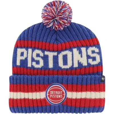 NBA Detroit Pistons Bering Cuffed Knit Hat with Pom