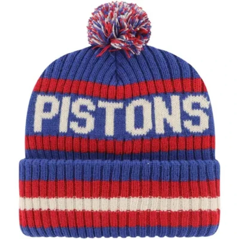 NBA Detroit Pistons Bering Cuffed Knit Hat with Pom