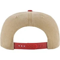 NBA Khaki/Red Chicago Bulls Chilmark Captain Snapback Hat