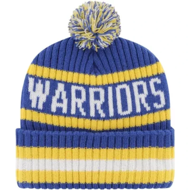 NBA Golden State Warriors Bering Cuffed Knit Hat with Pom