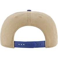 NBA Khaki/Royal Golden State Warriors Chilmark Captain Snapback Hat
