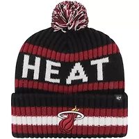 NBA Miami Heat Bering Cuffed Knit Hat with Pom