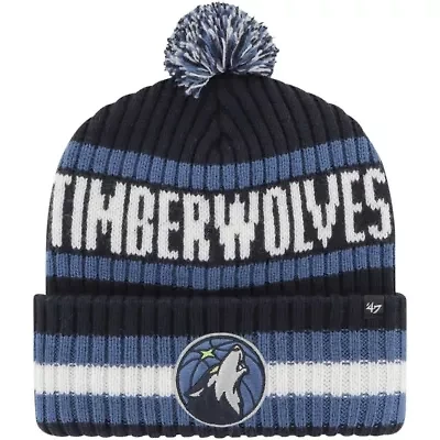 NBA Minnesota Timberwolves Bering Cuffed Knit Hat with Pom