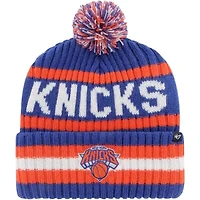 NBA New York Knicks Bering Cuffed Knit Hat with Pom