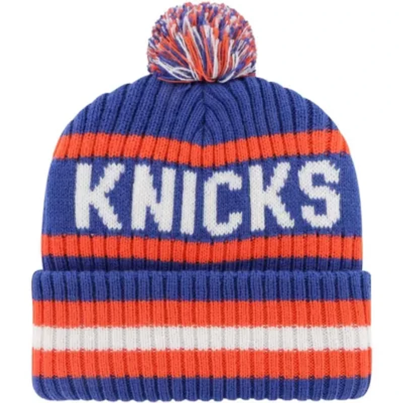 NBA New York Knicks Bering Cuffed Knit Hat with Pom