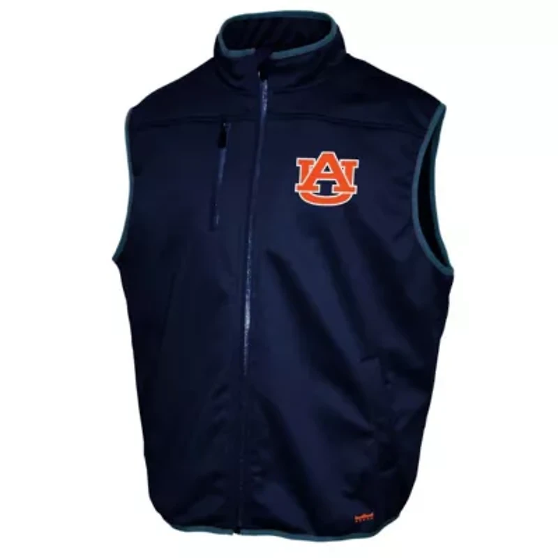 NCAA Franchise Club Auburn Tigers Softshell Full-Zip Vest