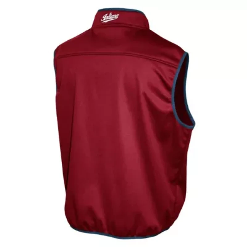 NCAA Franchise Club Indiana Hoosiers Softshell Full-Zip Vest