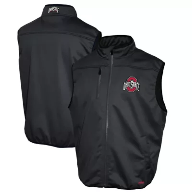 NCAA Franchise Club Ohio State Buckeyes Softshell Full-Zip Vest
