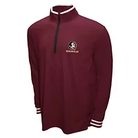 NCAA Franchise Club Florida State Seminoles 3-in-1 Double-Down T-Shirt & Quarter-Zip Pullover Set