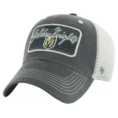 NHL Vegas Golden Knights Five Point Patch Clean Up Adjustable Hat