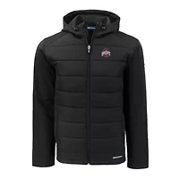 NCAA Ohio State Buckeyes Big & Tall Evoke Hybrid Eco Softshell Recycled Full-Zip Hoodie