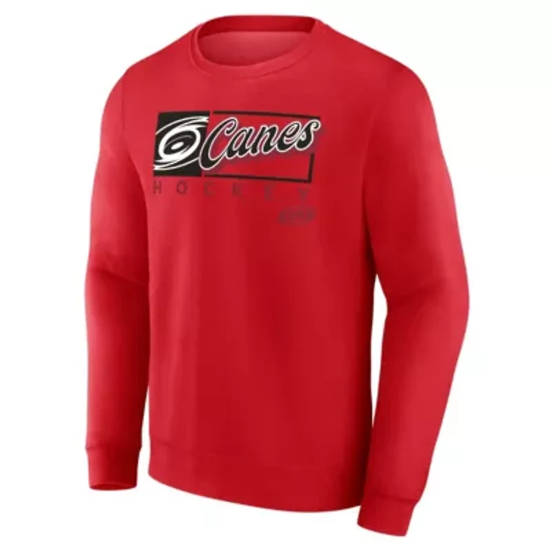 NHL Fanatics Carolina Hurricanes Focus Fleece Pullover Sweatshirt