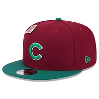 MLB Cardinal/Green Chicago Cubs Strawberry Big League Chew Flavor Pack 9FIFTY Snapback Hat
