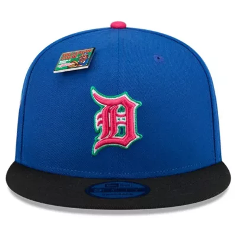 MLB Royal/Black Detroit Tigers Watermelon Big League Chew Flavor Pack 9FIFTY Snapback Hat