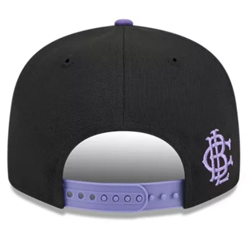 Cooperstown Teams Black/Purple Oakland Athletics Grape Big League Chew Flavor Pack 9FIFTY Snapback Hat