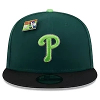 MLB Green/Black Philadelphia Phillies Sour Apple Big League Chew Flavor Pack 9FIFTY Snapback Hat