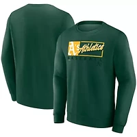 Oakland Athletics MLB Fanatics Focus Fleece Pullover Sweatshirt