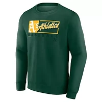 Oakland Athletics MLB Fanatics Focus Fleece Pullover Sweatshirt
