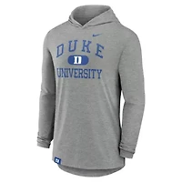 Duke Blue Devils NCAA Nike Blitz Tri-Blend Dri-FIT Long Sleeve Hoodie T-Shirt
