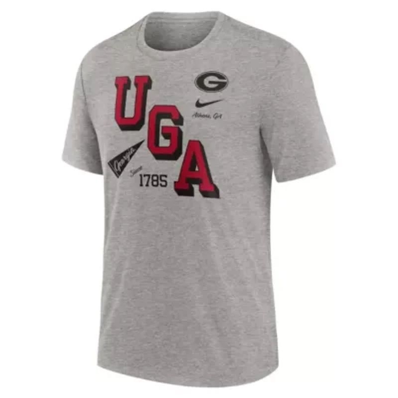 NCAA Nike Georgia Bulldogs Blitz Roll Call Tri-Blend T-Shirt