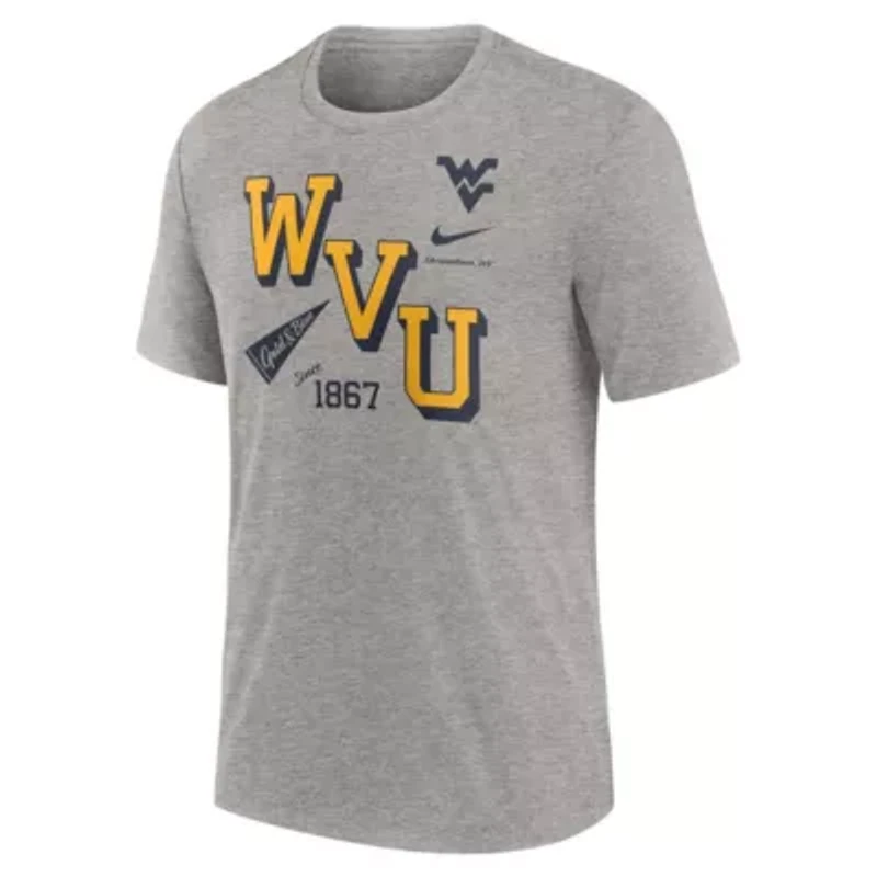 NCAA Nike West Virginia Mountaineers Blitz Roll Call Tri-Blend T-Shirt