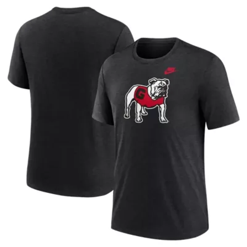NCAA Nike Georgia Bulldogs Blitz Legacy Primary Tri-Blend T-Shirt