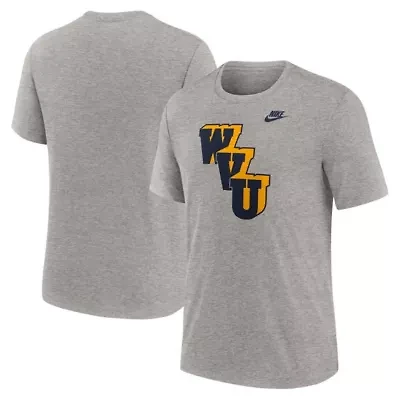 NCAA Nike West Virginia Mountaineers Blitz Legacy Primary Tri-Blend T-Shirt