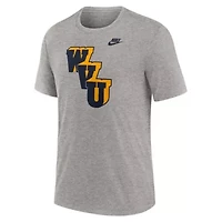 NCAA Nike West Virginia Mountaineers Blitz Legacy Primary Tri-Blend T-Shirt