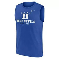 Duke Blue Devils NCAA Nike Primetime Legend Dri-FIT Muscle Tank Top