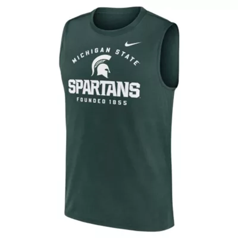 NCAA Nike Michigan State Spartans Primetime Legend Dri-FIT Muscle Tank Top