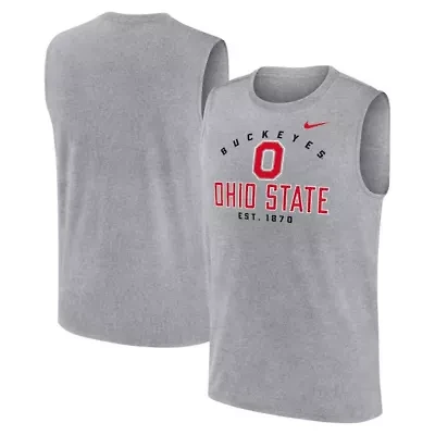 NCAA Nike Ohio State Buckeyes Primetime Legend Dri-FIT Muscle Tank Top