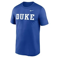 Duke Blue Devils NCAA Nike Primetime Legend Wordmark T-Shirt