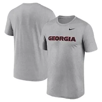 NCAA Nike Georgia Bulldogs Primetime Legend Wordmark T-Shirt