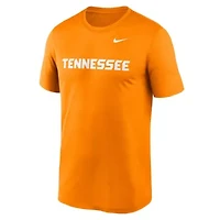 NCAA Nike Tennessee Volunteers Primetime Legend Wordmark T-Shirt