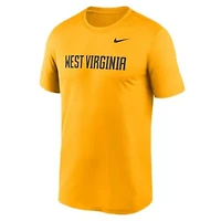 NCAA Nike West Virginia Mountaineers Primetime Legend Wordmark T-Shirt