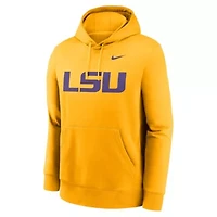 NCAA Nike LSU Tigers Primetime Club Fleece Pullover Hoodie